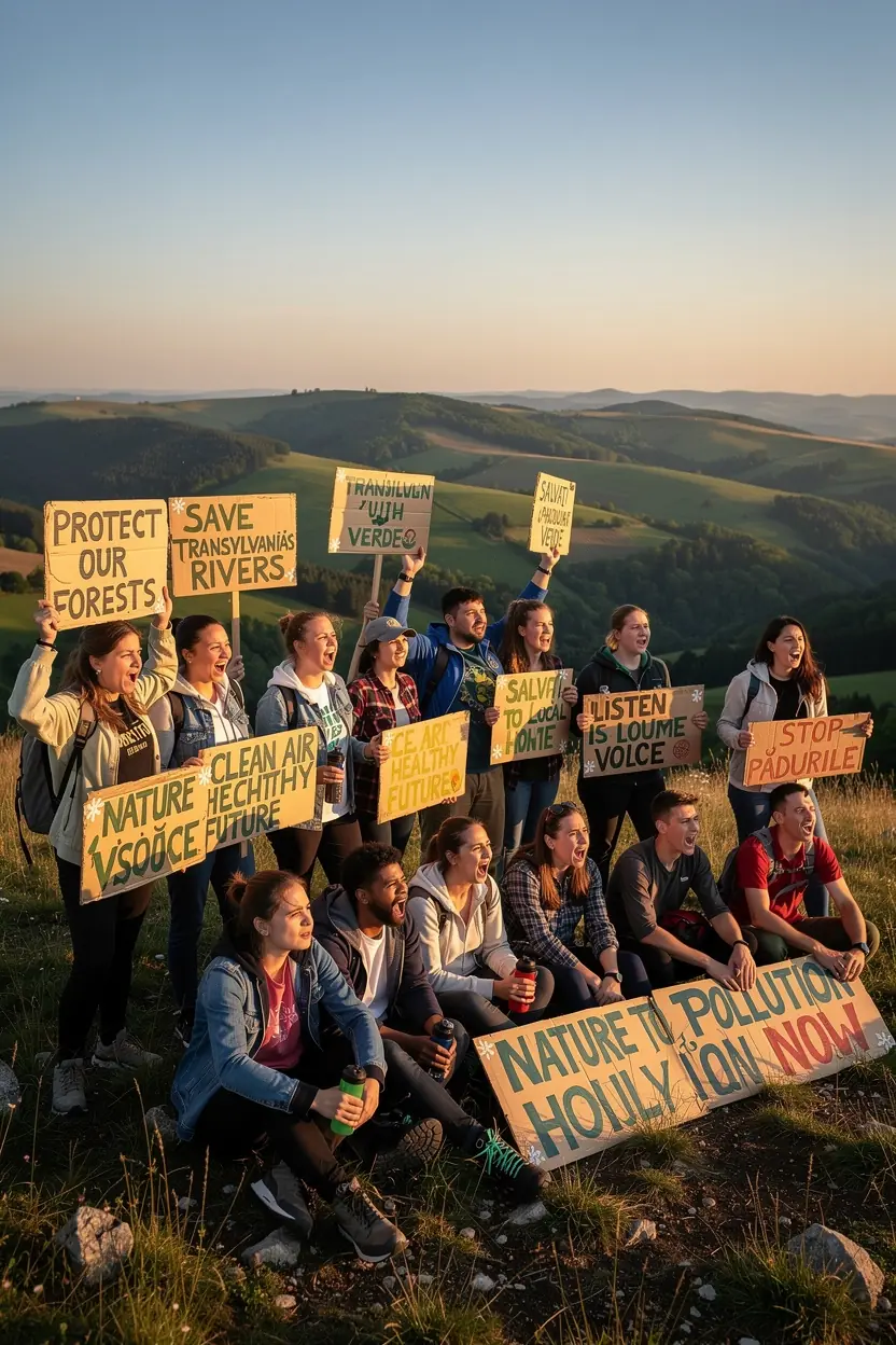 Tineri implicati in advocacy civica si comunitara.